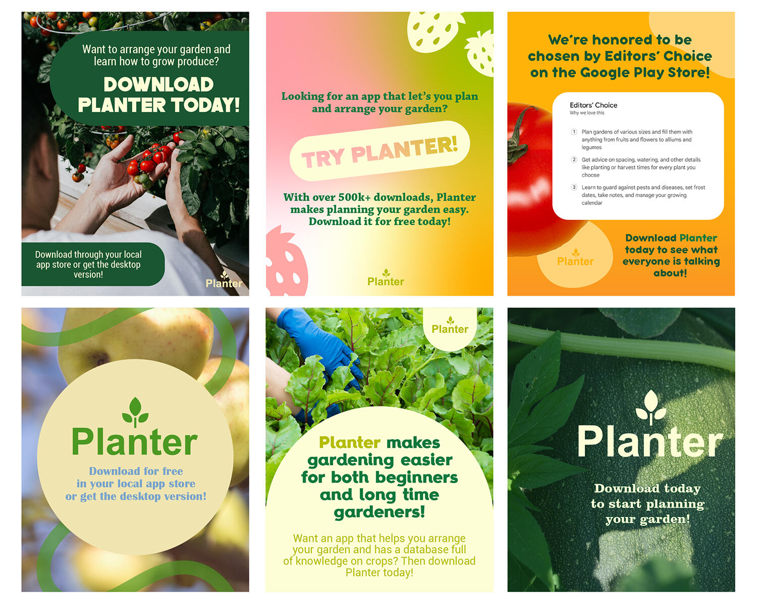 Call to Action Social Media Post for Planter